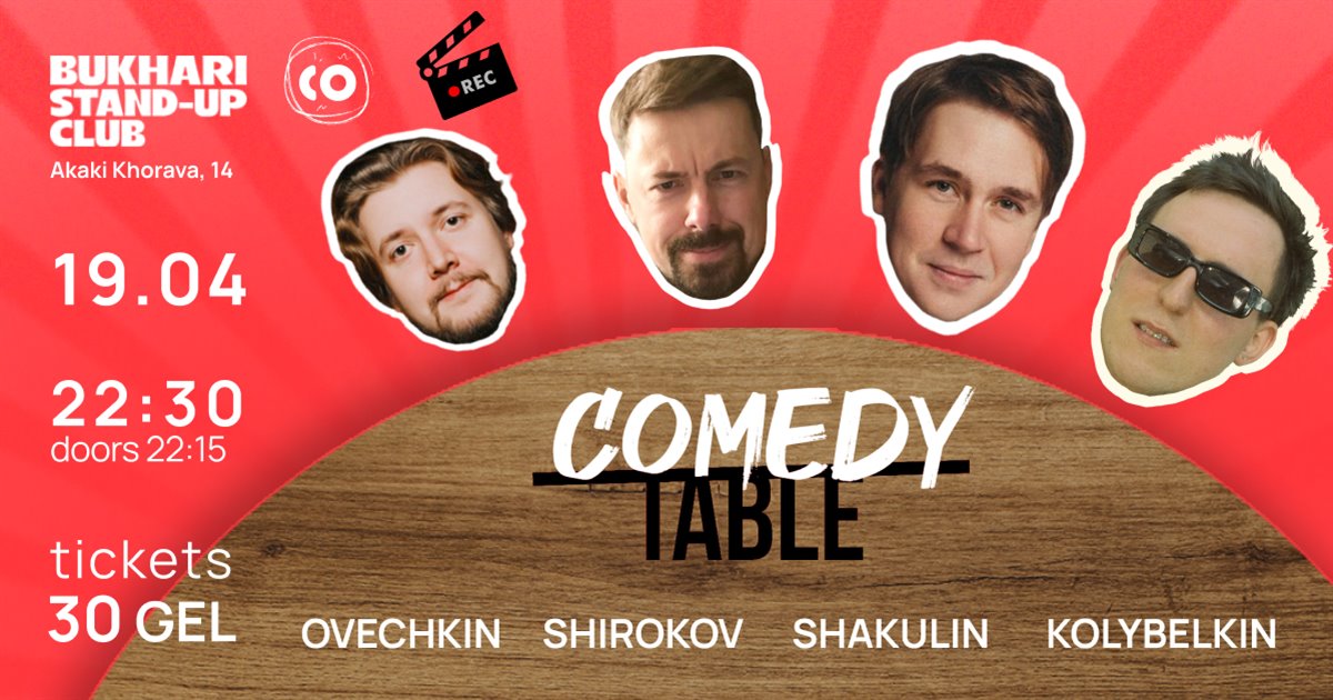 comedy table stand-up show