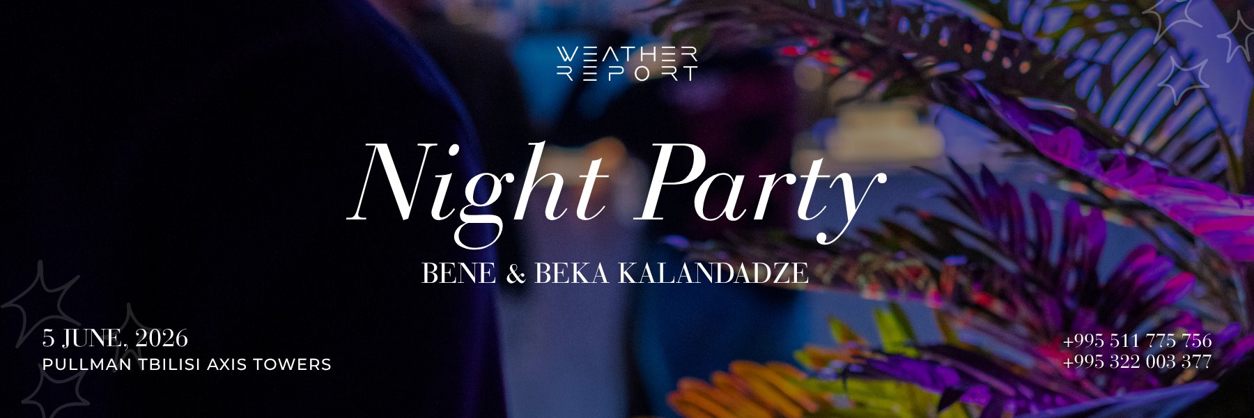 NIGHT PARTY at Weather Report Sky Bar