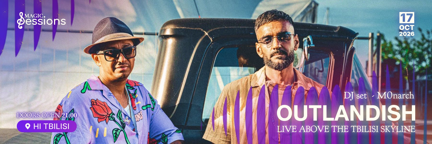OUTLANDISH LIVE Above The Tbilisi Skyline