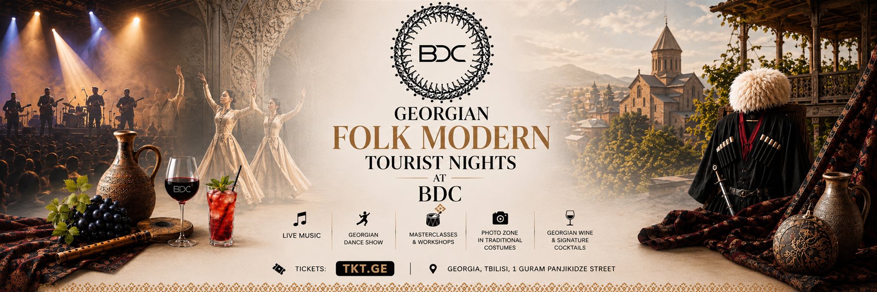Georgian Folk Modern Tourist Nights at BDC