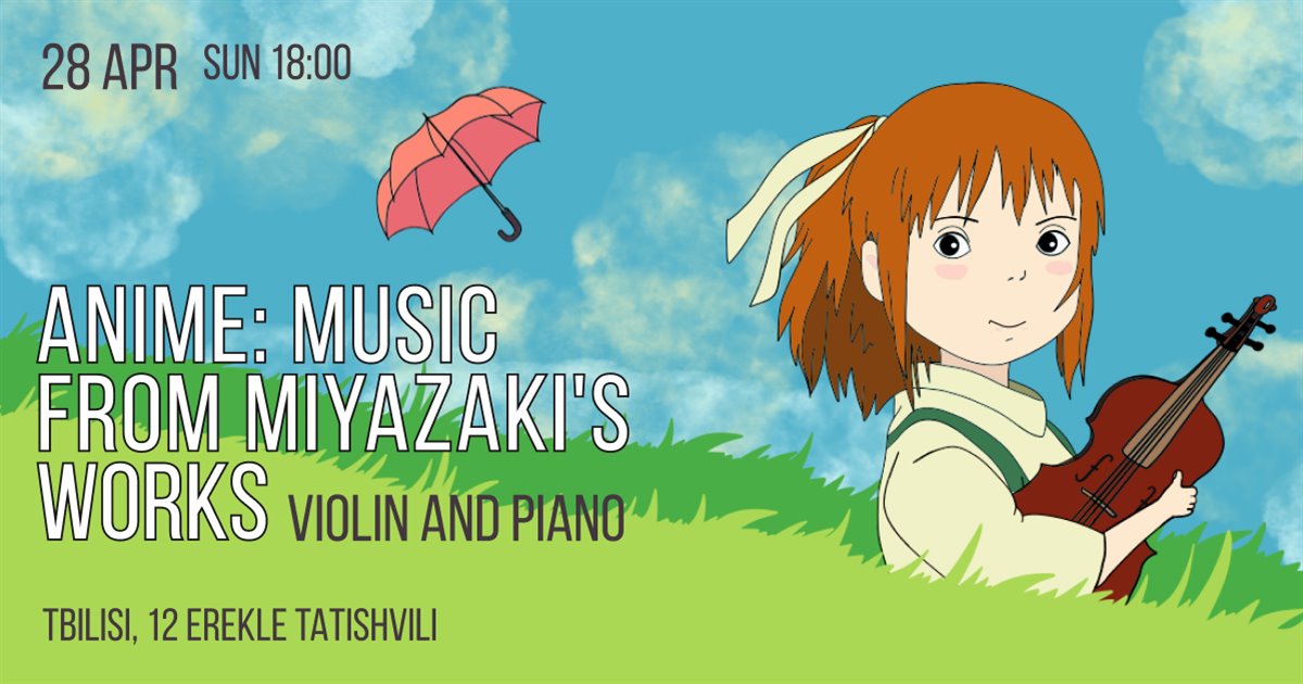 Anime: Music from Miyazaki’s works