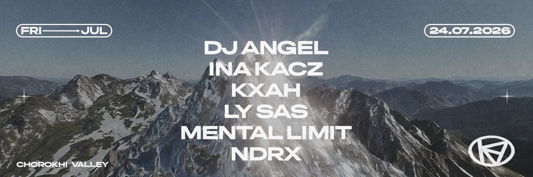 KIBE: DJ ANGEL // INA KACZ // KXAH // LY SAS // MENTAL LIMIT // NDRX
