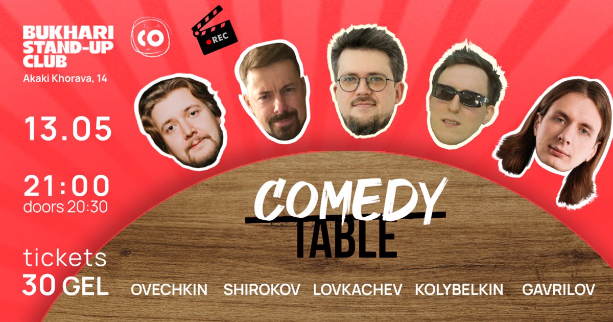 Comedy Table Stand-Up Show