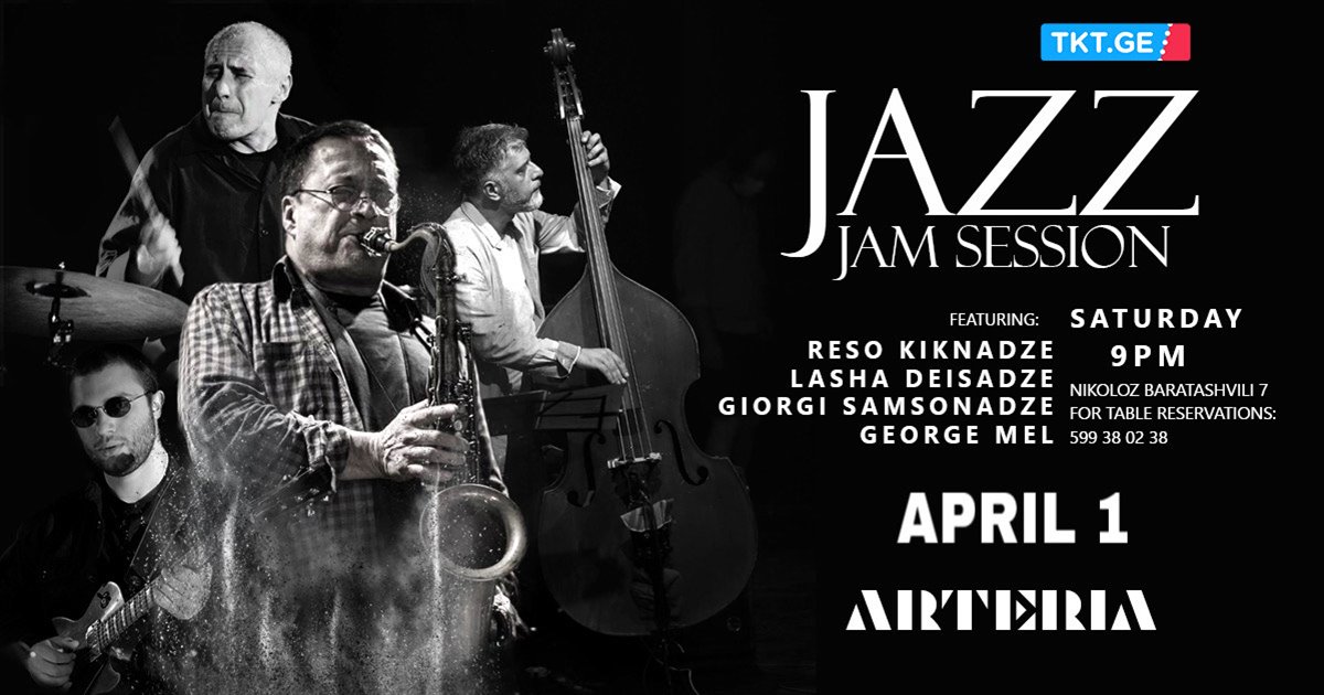 SATURDAY JAZZ JAM SESSION WITH RESO KIKNADZE QUARTET