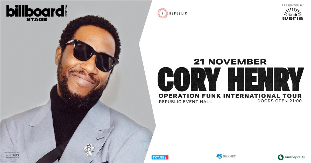 Cory Henry at Republic Event Hall | TKT.GE