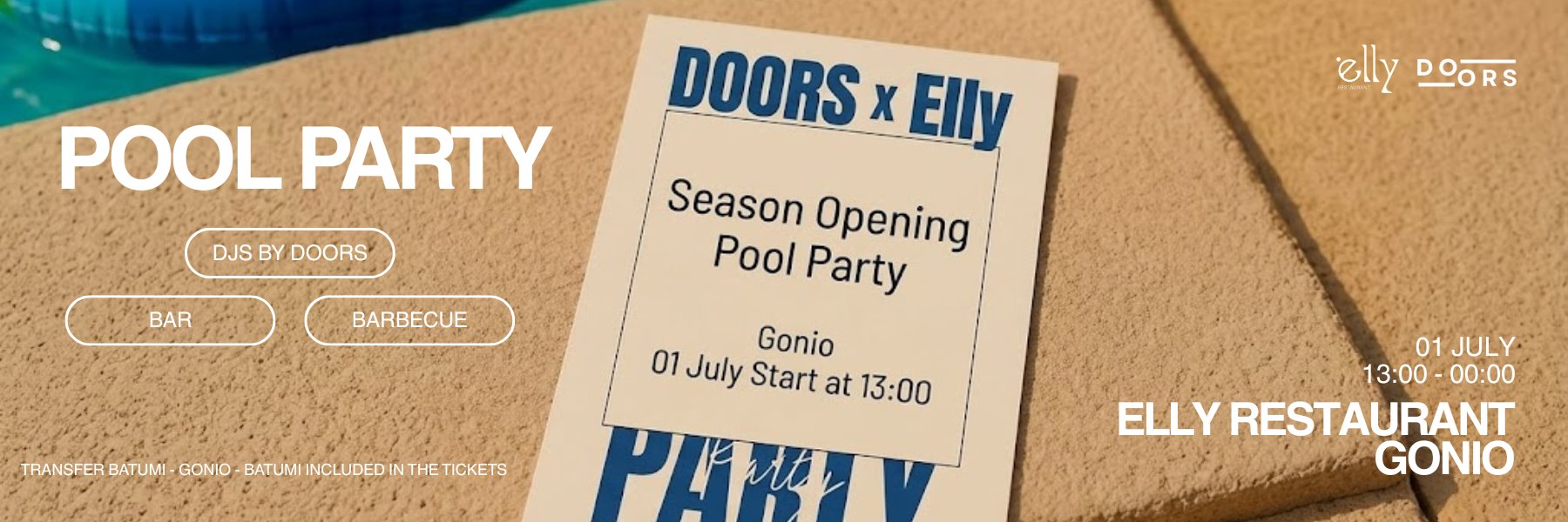 DOORS x ELLY GONIO | POOL OPENING
