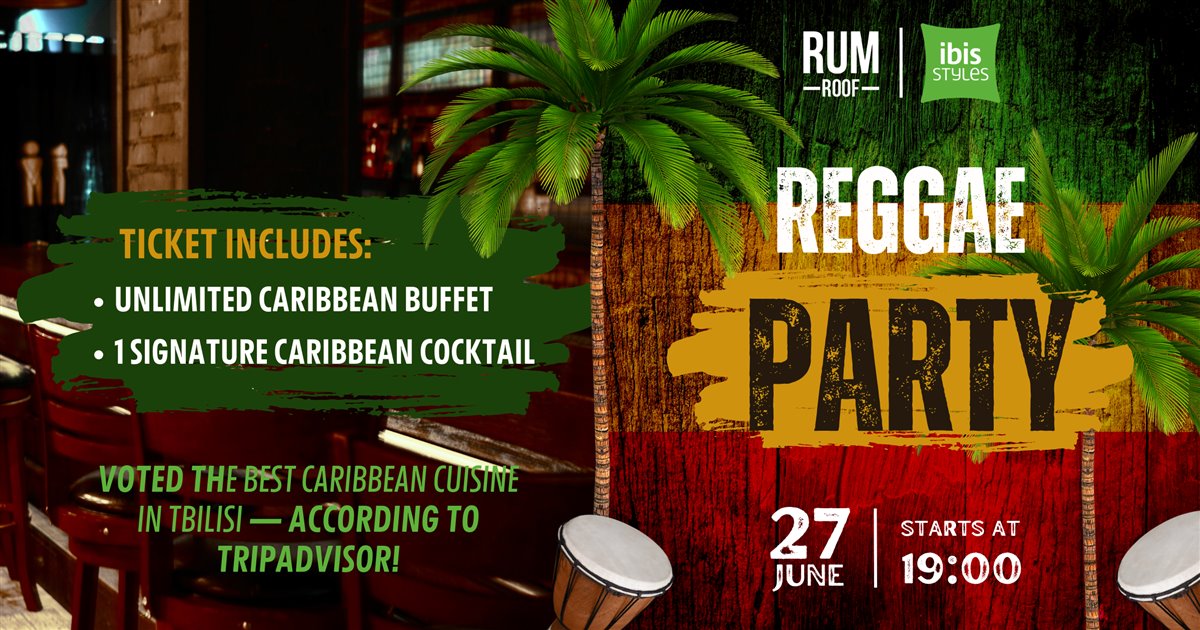 Reggae Party at Rum Roof Kitchen Bar