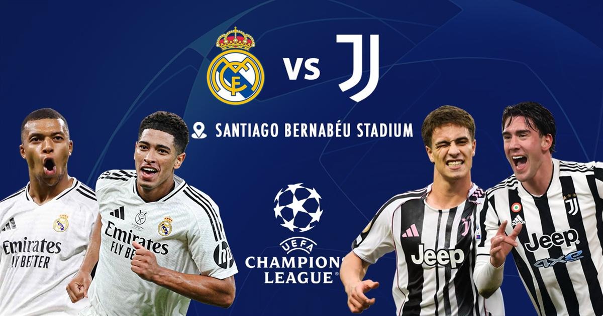 UEFA Champions League Real Madrid vs Juventus