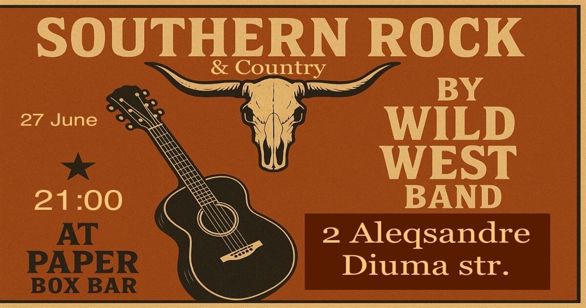 Country and Southern Rock evening in Paper Box Bar