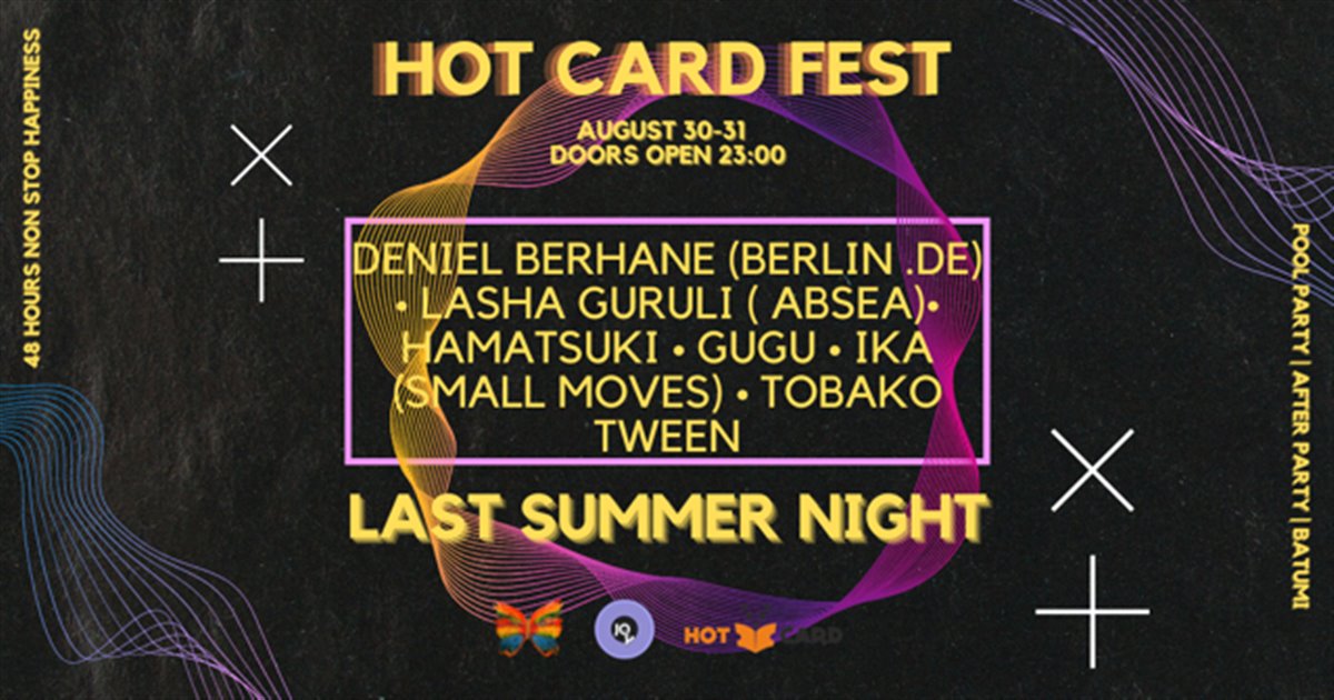 Batumi Hot Card Fest TKT GE Batumi Hot Card Fest TKT GE