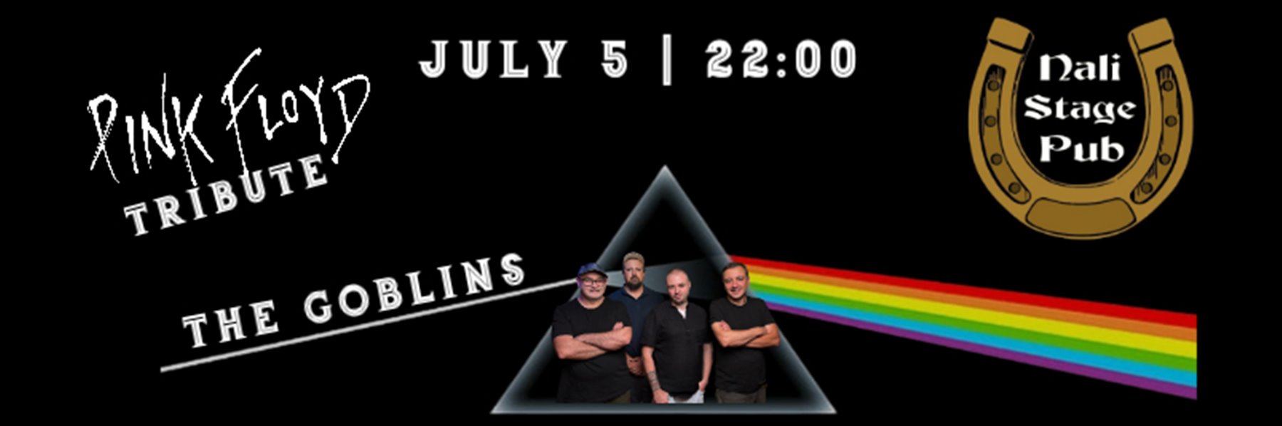 The legendary Pink Floyd Night returns to Nali Stage Pub! 🌒