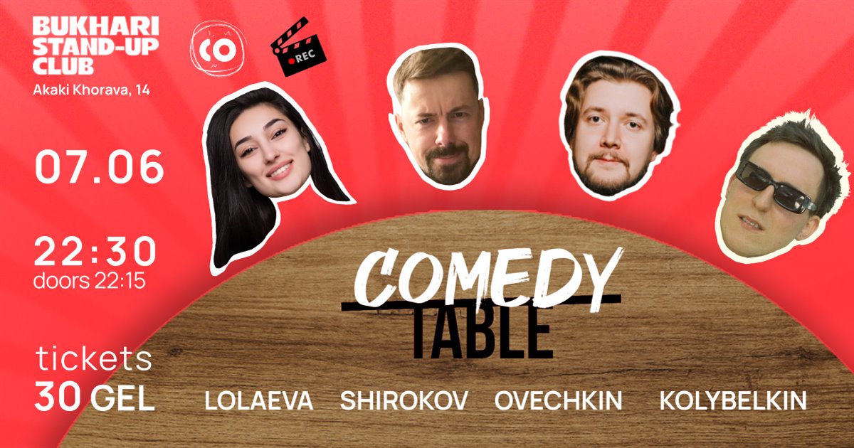 Comedy Table Stand-Up Show