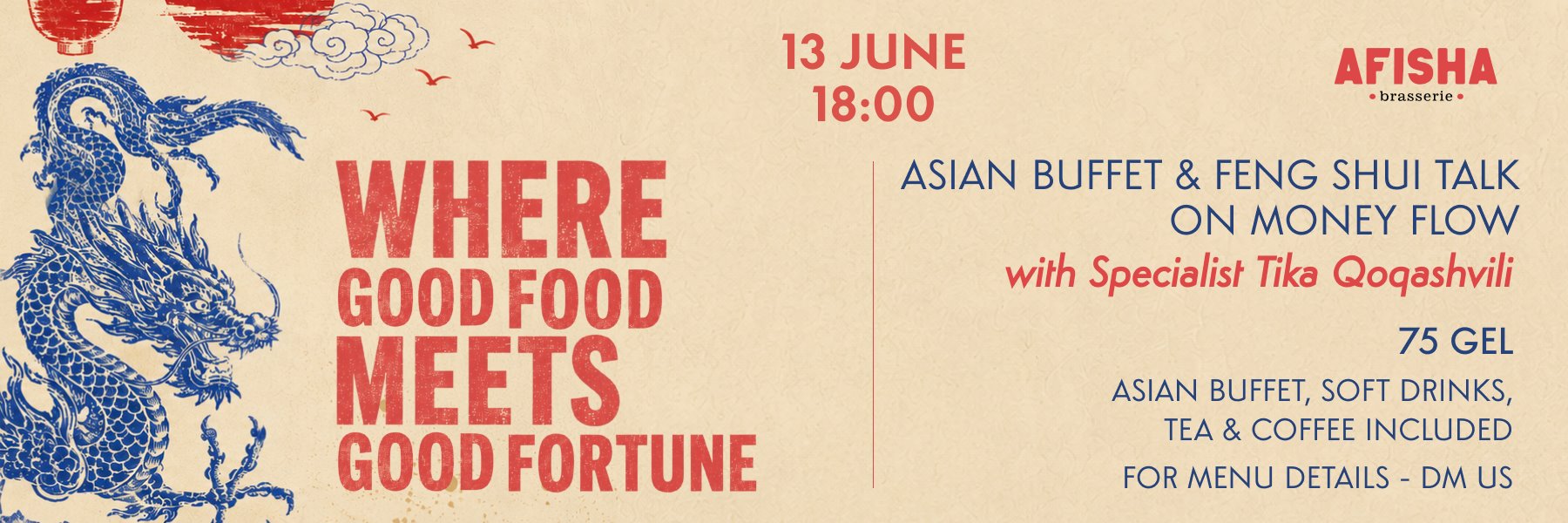 WHERE GOOD FOOD MEETS GOOD FORTUNE